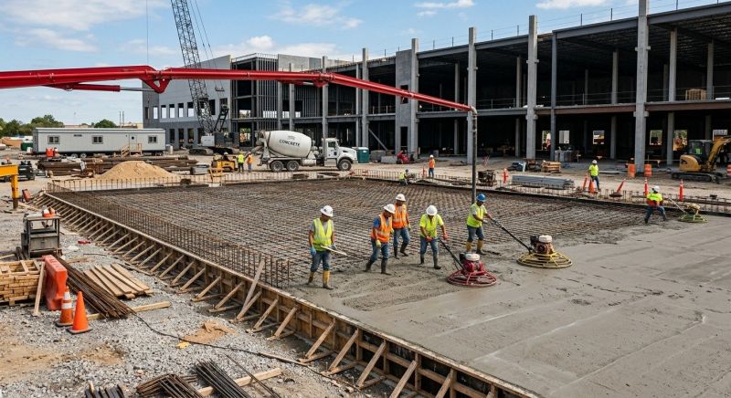 Commercial Slab Construction in Deltona, FL