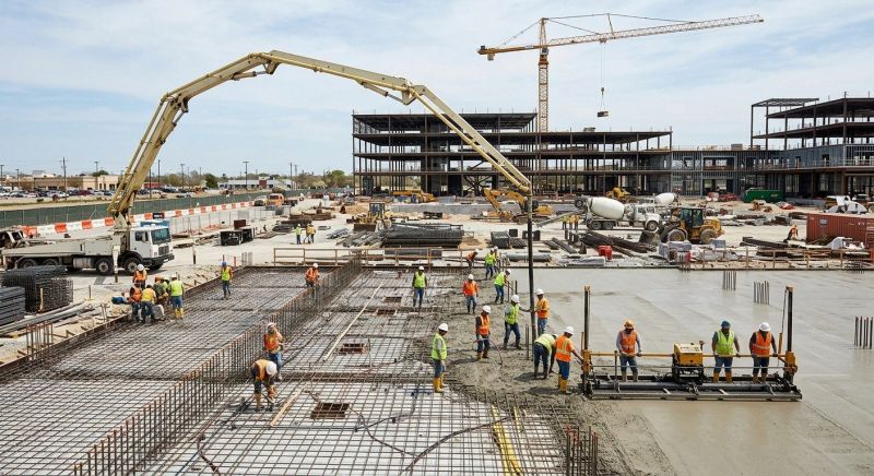 Commercial Slab Installation in Longwood, FL