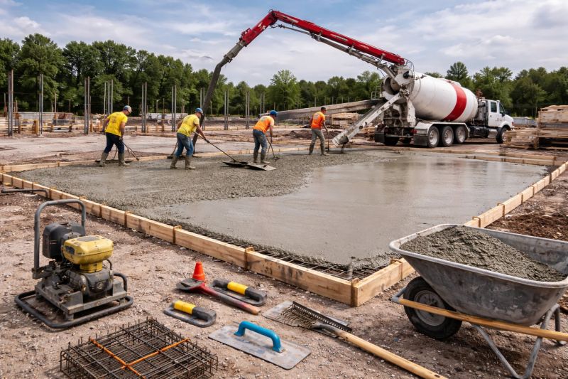 Commercial Slab Installation in Zellwood, FL