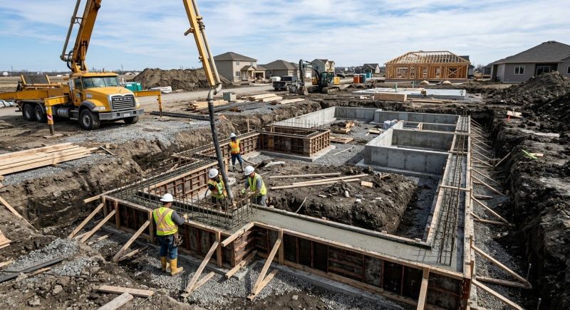 Concrete Foundation Installation in Osteen, FL