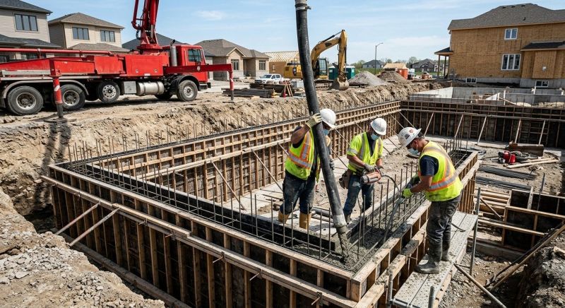 Foundation Wall Pouring in Lake Mary, FL