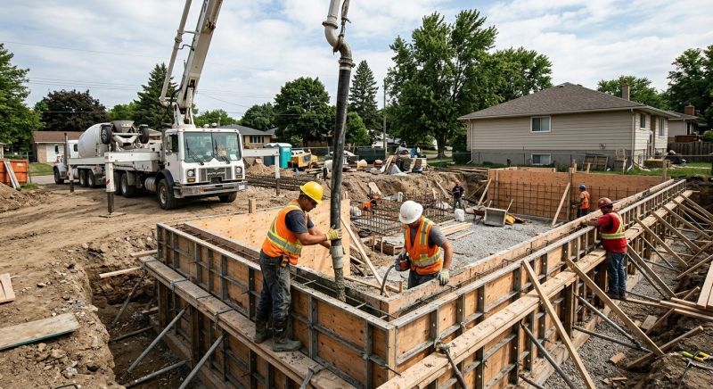 Poured Foundation Installation in Oviedo, FL